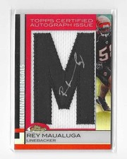 2009 Topps Finest - Rey Maualuga #119 Refractor /10 (AU, RC)