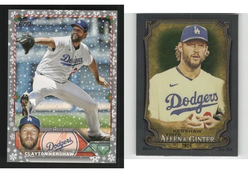 Clayton Kershaw Baseball Card 2 Card LOT