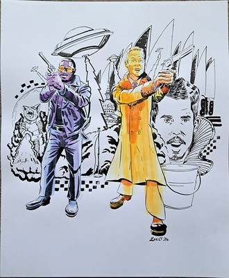 Kill Tony #783 Original Drawing w/ Brian Simpson, Gary Owen, Tony & Brian