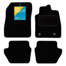 Car Floor Mats Ford Fiesta 2017 To 2023 Tailored Carpet Black