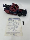 1986 Hasbro GI Joe Dreadnok Thunder Machine & Paperwork Vehicle Incomplete