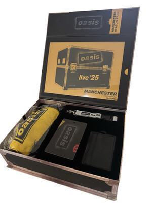 Oasis Live 25 VIP Merch Box Heaton Park Manchester Weds 16TH July 971 /1,100