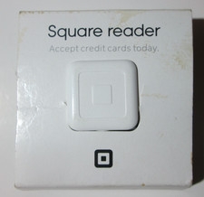 Square Credit Card Reader for Magstripe 3.5mm Headphone Jack Mobile POS White