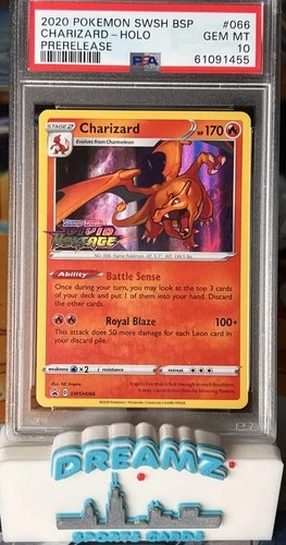 Charizard - (Prerelease) SWSH066 Pokemon Promo Cards Holo PSA 10
