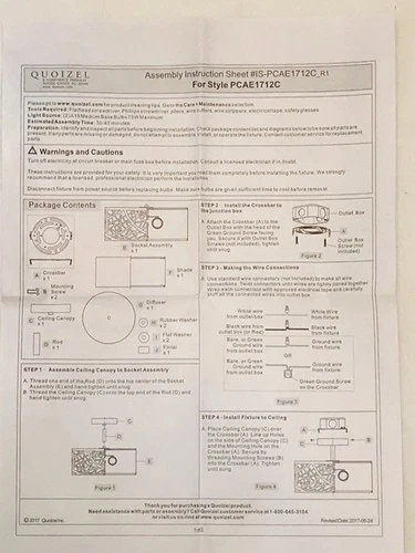 Quoizel PCAE1712, Semi Flush Ceiling Fixture Chrome Abode 2-Light 12"W - Picture 19 of 19