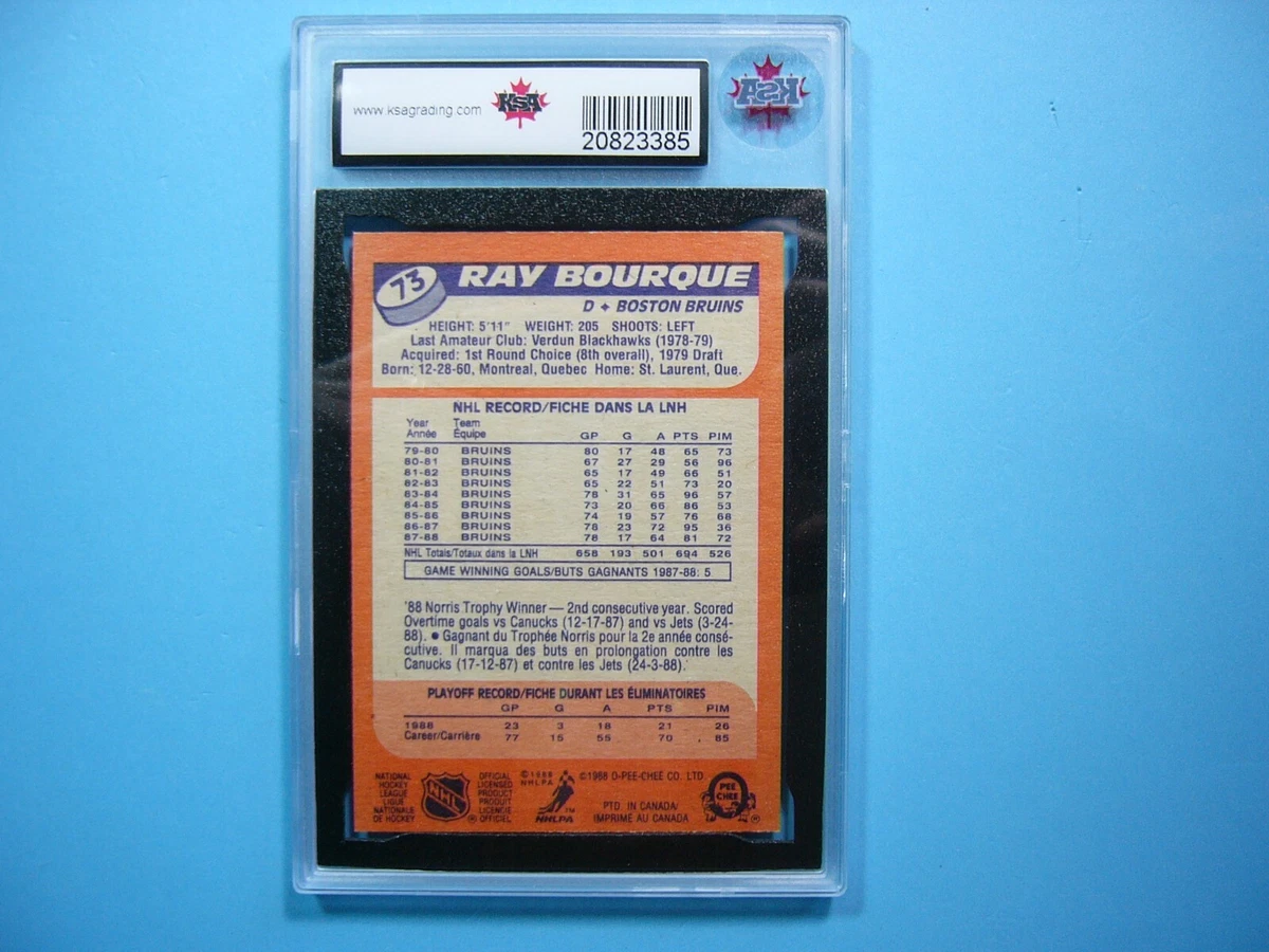 1987-88 O-pee-chee Ray Bourque #87 Bruins