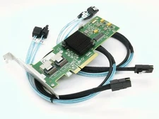 LSI SAS 9210-8i 8-port 6Gb/s PCIe HBA RAID SATA Controller card 2* SFF SATA