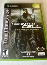 Tom Clancys Splinter Cell (Microsoft Xbox, 2002) Authentic, CIB, NOT TESTED