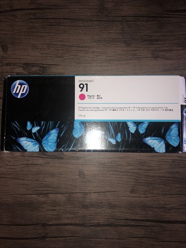 HP 91 Magenta DesignJet Pigment Ink Cartridge - 775 ml (C9468A)