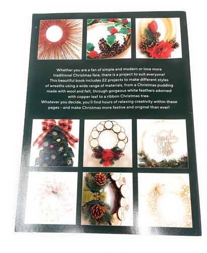 WREATHS 22 Festive Creations To Make Book Magazine Christmas Holiday Decor New - Picture 3 of 3