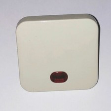 Merten 310874 ATELIER M1 Wippe Kontrollschalter Cremeweiss m. Symbol Rot 395930 