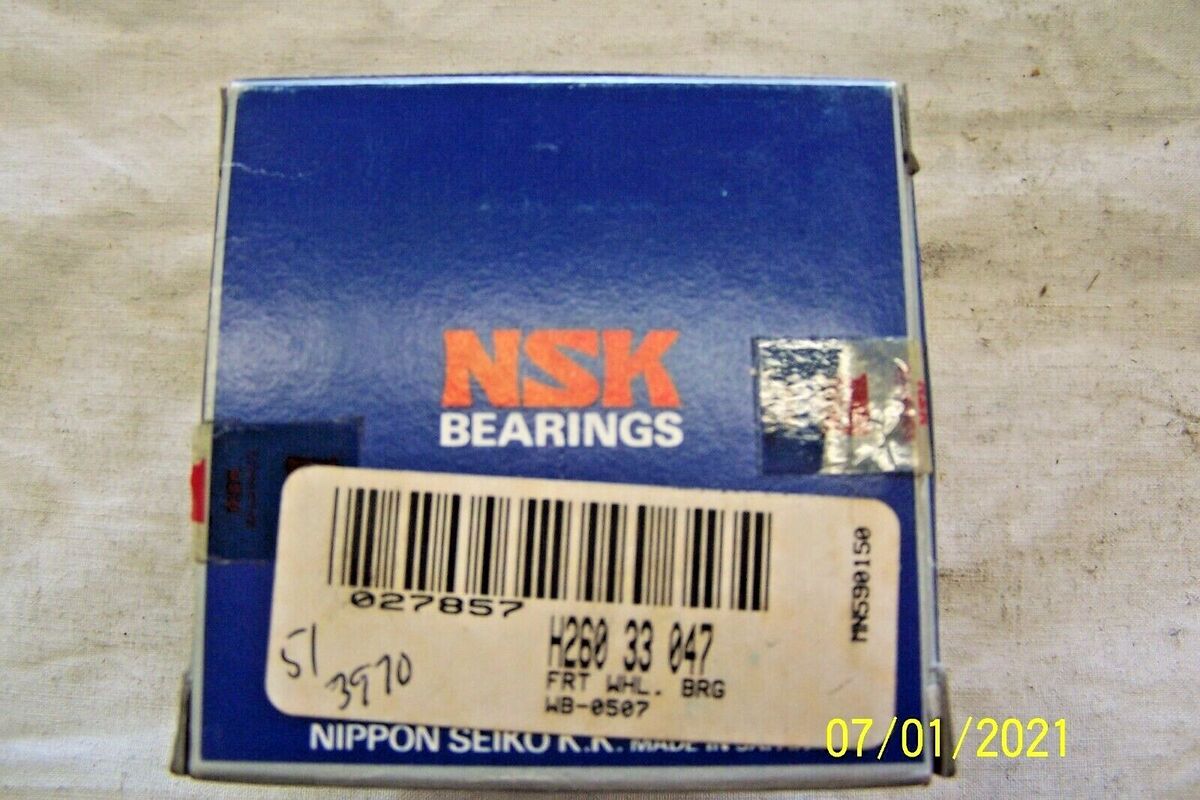 NSK WHEEL BEARING 38BWD10 *OE #*H260 33 047 FITS MAZDA 929 NSK WHEEL BEARING 38BWD10 *OE #*H260 33 047 FITS MAZDA 929