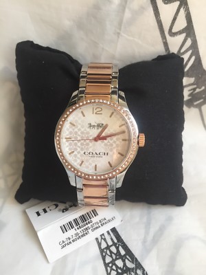 Coach Women W6183 Maddy Two Tone Set Bracelet Watch .No Box  display picture 1