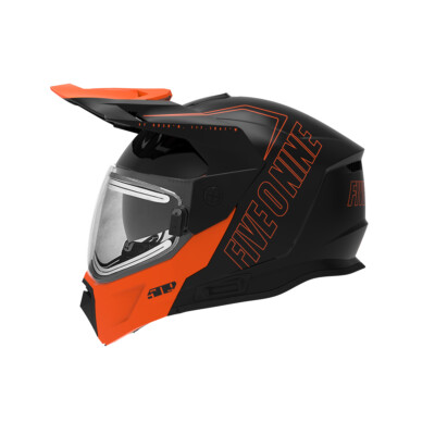 509 Delta R4 Ignite Modular Electric Lens Snowmobile Helmet Orange Size XL