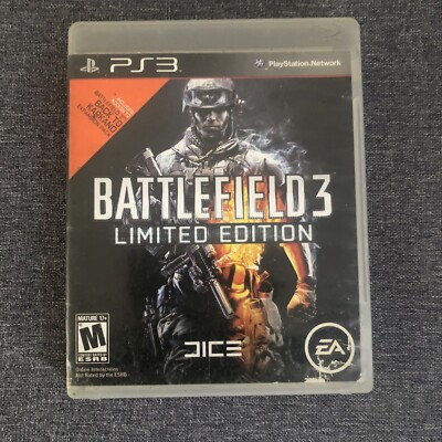Battlefield 3 -- Limited Edition (Sony PlayStation 3, 2011)