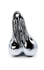 9.25" BULL NUT'S (CHROME) - BIG RIG DANGLER BALLS - NEW COLOR TRUCK NUTZ