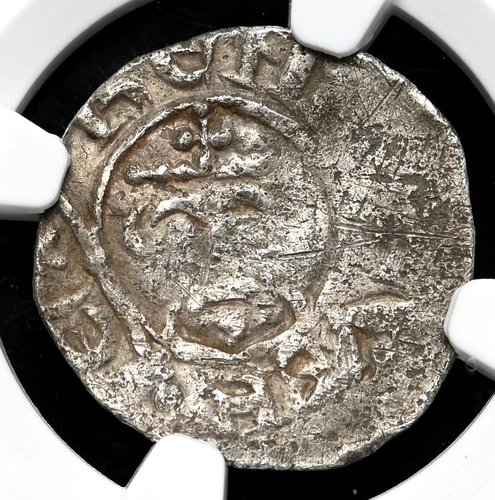 ENGLAND. Richard I "The Lionheart", 1189-1199. Silver Penny, Canterbury, NGC VF