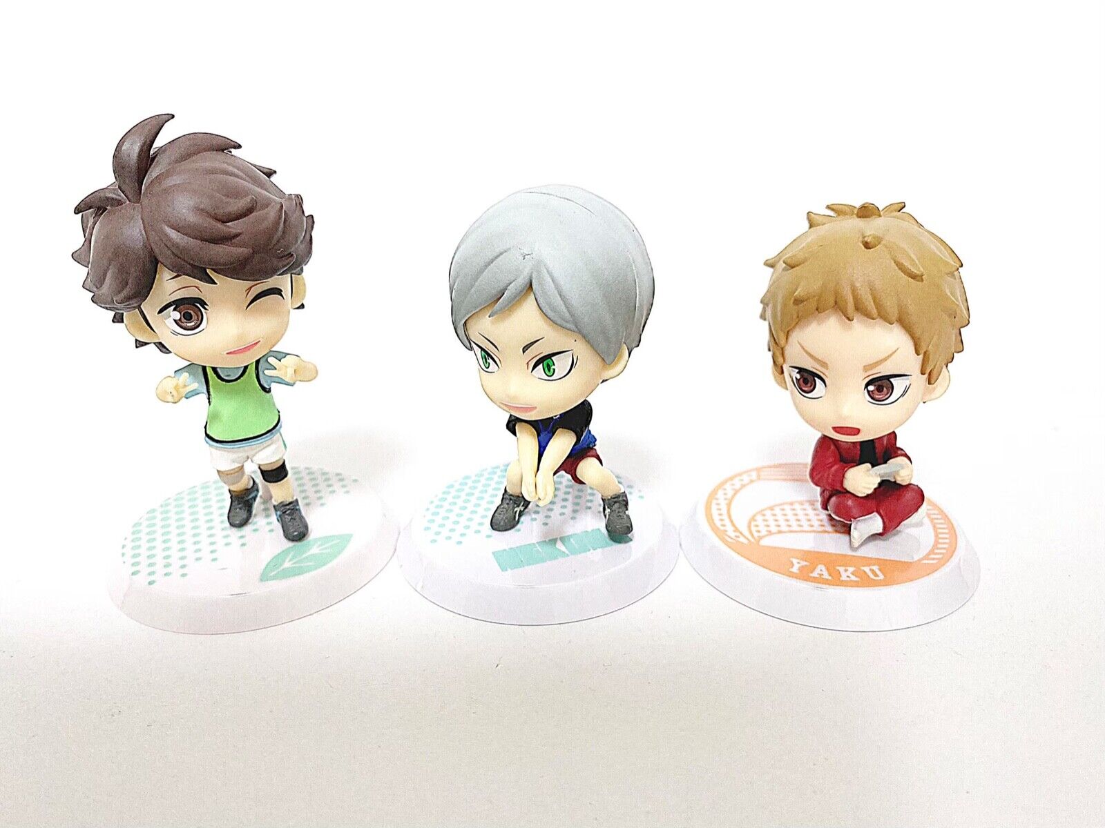 kawaii kart Haikyuu Haikyuu Action Figure Chibi Figures - Set Of 8 (Size -  10 cm) - Haikyuu Haikyuu Action Figure Chibi Figures - Set Of 8 (Size - 10  cm) .