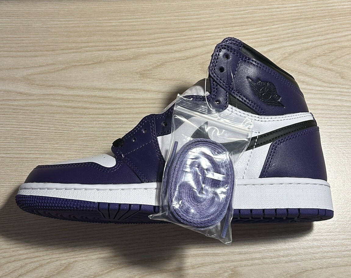 jordan 1 court purple size 5.5