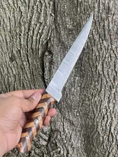 Custom Handmade Damascus Steel Fillet knife | kitchen knife | steak knife