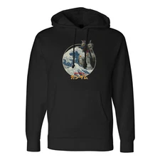 Gundam RX-78-2 in Great Wave Off Kanagawa Anime Graphic Art Hooded Sweatshirt