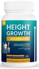 HEIGHT GROWTH MAXIMIZER-Get taller and INCREASE BONE GROWTH! 60 Capsules