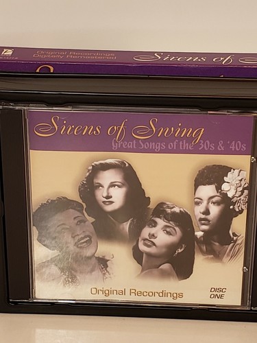 Sirens Of Swing 4 Cd discs Original recordings Andrew Sisters Dorris Day Many - Picture 4 of 6