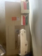 SINGER Model 403 Special SLANT-O-MATIC Sewing Machine w/Sewing Table - 1958