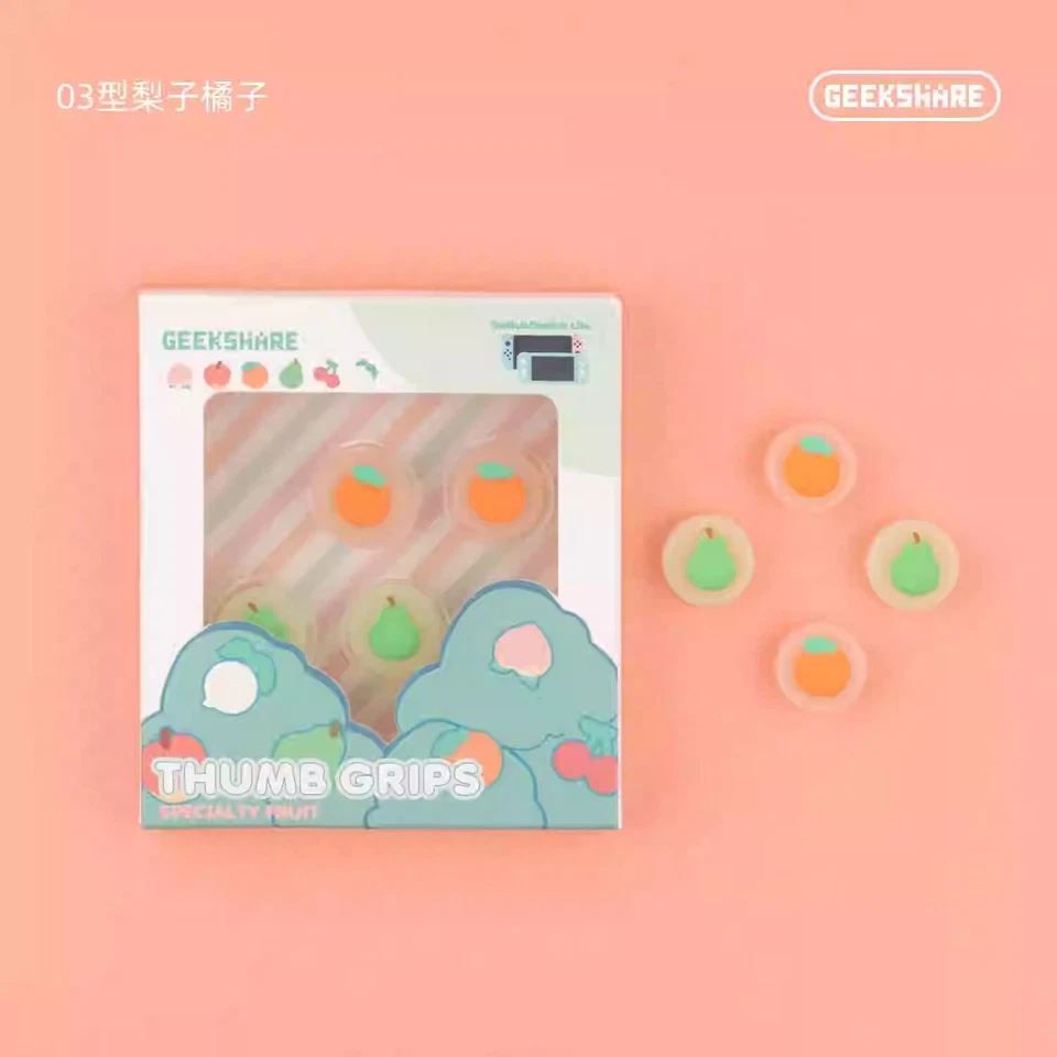 Joy-con Cherry Thumb Stick Grip Cap For Nintendo Switch NS Lite Joystick Cover - Image 4 of 4