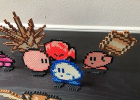 Kirby's Adventure Perler Bead Nintendo Pixel Art - NES