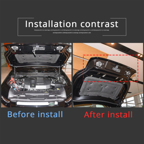 Front Leather Hood Cover Protector Bra Trim For Land Rover Defender 110 2020-24 - Picture 4 of 11