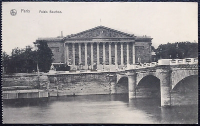 AK Paris Palais Bourbon Feldpost 1. WK 1916 Stab 38 Inf. Div. - Ohrdruf Gotha