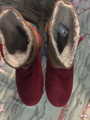 Bearpaw Packable Travel Pull-on Microsuede Bootie 8 M - Picture 2 of 10