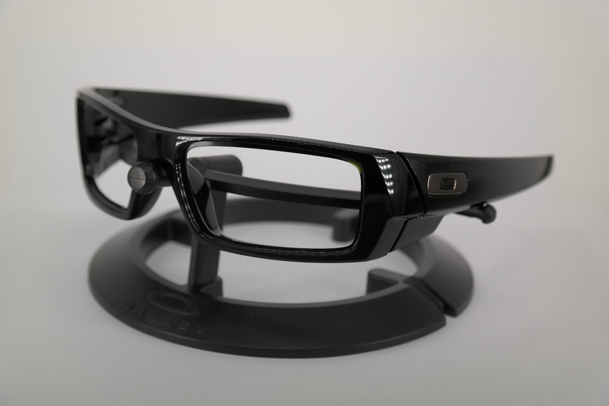 NEW Authentic Oakley GASCAN Polished Black / Gunmetal Frame OO9014