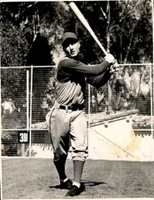 LG982 Orig Carroll Photo LOU STRINGER CHICAGO CUBS 2ND BASEMAN 1940s BASEBALL