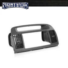 Fit For 2002-2006 Toyota Camry Dash Radio Bezel Center Air Vents Clock Trim Gray