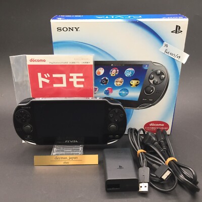 Nintendo Switch PlayStation Vita PCH-1100 SONY PS Vita PCH-1100 AA01 Crystal Black Wi-Fi 3G Wi-Fi