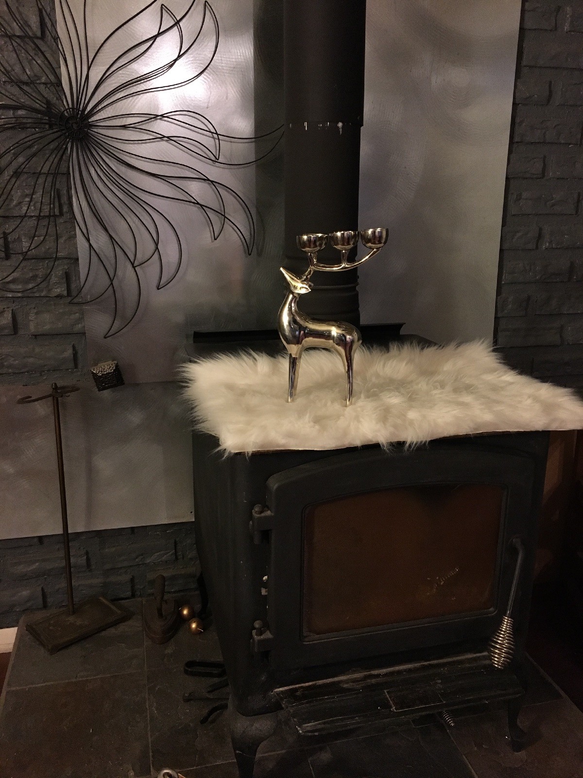 Plata Reno Vela titular candelabro Ciervos Cuernos Bola Plateado Navidad Decoración Plata Reno Vela titular candelabro Ciervos Cuernos Bola Plateado Navidad Decoración