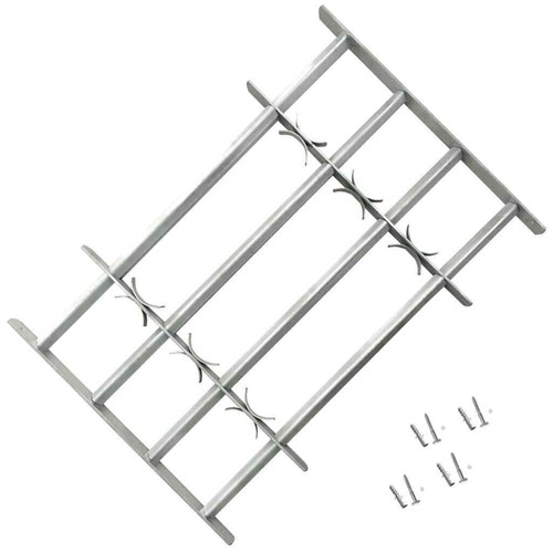 Stahl Fenstergitter Gitter Sicherheitsgitter Einbruchschutz ausziehbar + Schrau - Bild 8 von 22