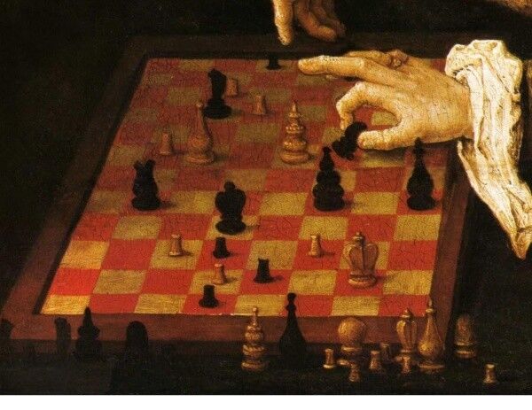 The Game Of Chess Painting  Lucas Van Leyden Oil Paintings