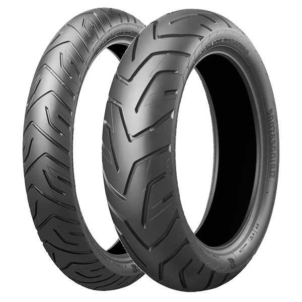 TYRE PAIR BRIDGESTONE 110/80-18 58H + 140/80-17 69V BATTLAX ADVENTURE A41