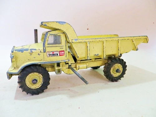 DINKY 965 TEREX GM REAR DUMP/DUMPER QUARRY TRUCK. VINTAGE, ORIGINAL. COMPLETE.