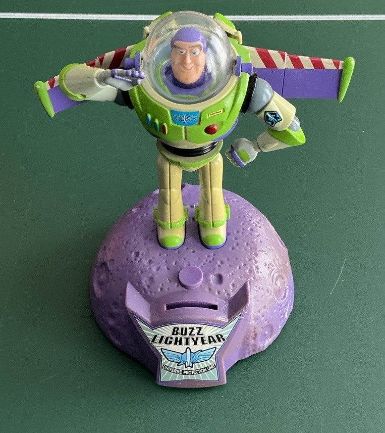 Buzz Lightyear Talking Bank by Thinkway Toys | eBay