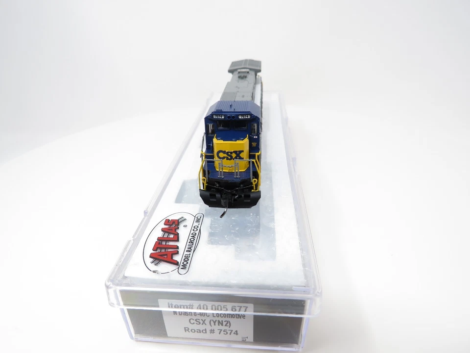 Atlas N 40005677 LokSound DCC CSX YN2 Dash 8-40C Diesel Locomotive Freight Train - Image 2 of 4