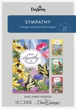 U3103 Dayspring Dona Gelsinger 12 Sympathy Cards & Envelopes W/ Scripture