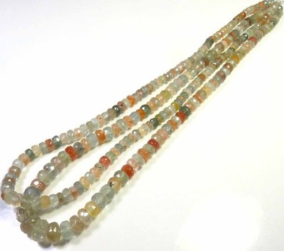 Multi Disco Konfetti Sunstone Perlen 5-5,5 mm Facettiert Rondelle 16'' Strang