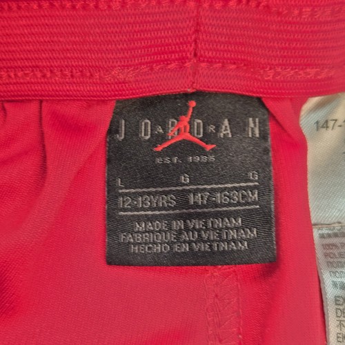 Nike Jordan Dri-FIT Red Shorts Youth Boys Large 12-13Y Jumpman Logo Basketball - Picture 4 of 7