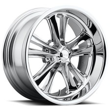 17x8 Foose Wheels F097 Knuckle Chrome Plated Rims 5x120.65 Et1 1pc