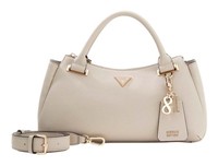 Guess Evie Triple Compartment Satchel Bag Handtasche Tasche Light Taupe Creme