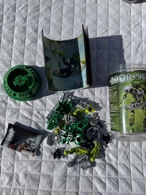 LOT Set 15 Lego Bionicle Figures W/original Cannisters & Instructions. As Is.
